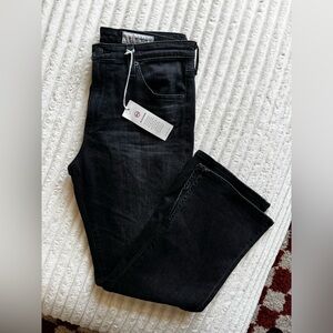 AG Adriano Goldschmied “The Jodi Crop” High Rise Slim Flare Crop Jeans